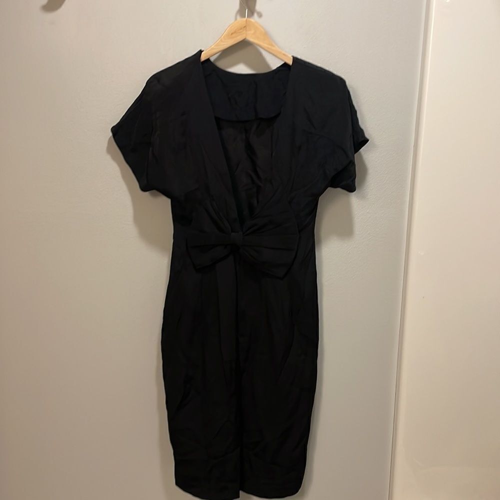 Ashlee woman’s black backless dress - Picture 4 of 10